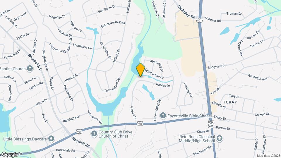 3517 Gables Dr Map and Location Details