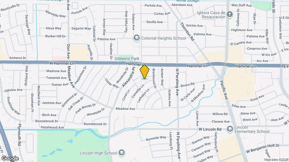 7711 Camellia Ln Map and Location Details