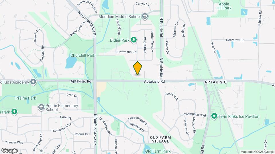 16664 Aptakisic Rd Map and Location Details