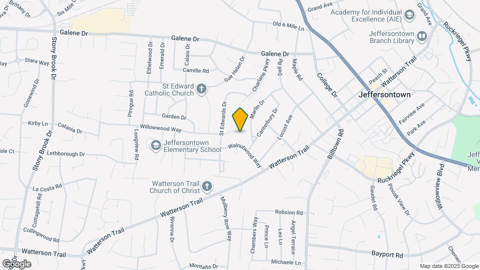 9710 Willowwood Way Map and Location Details