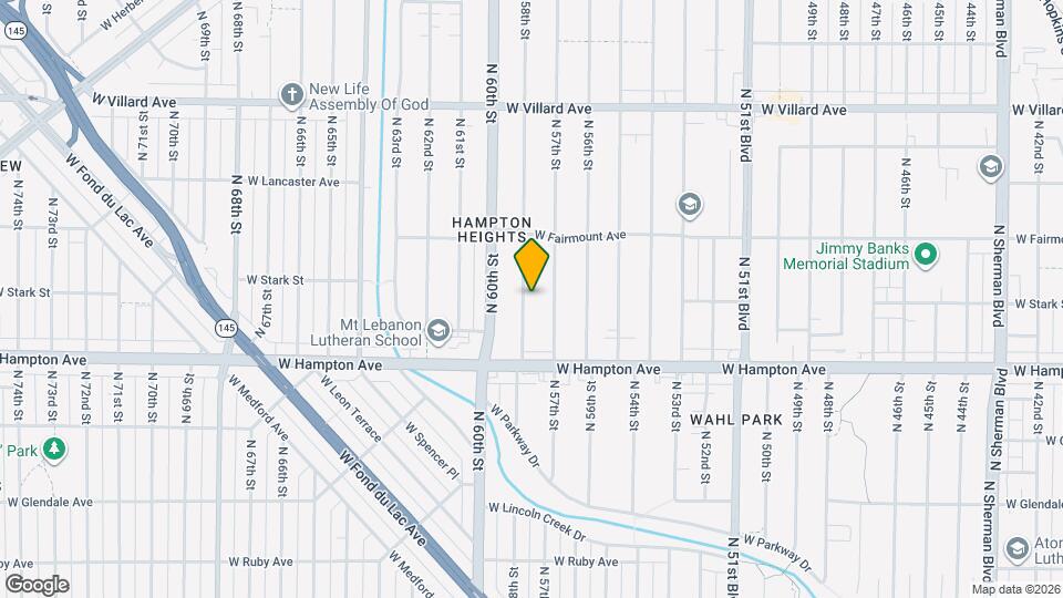 4900 N 58th St Map and Location Details