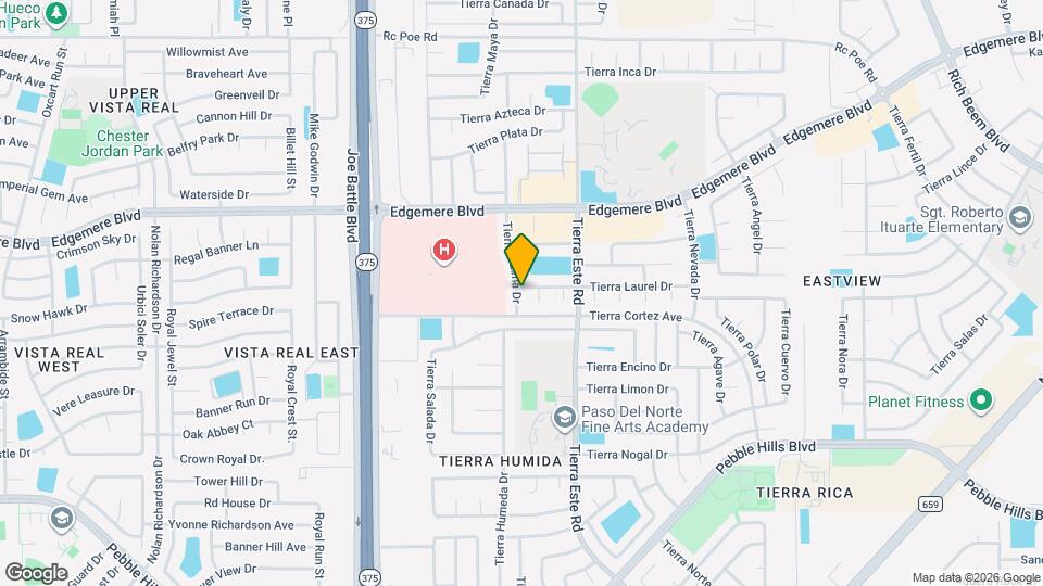 3216 Tierra Palma Dr Map and Location Details