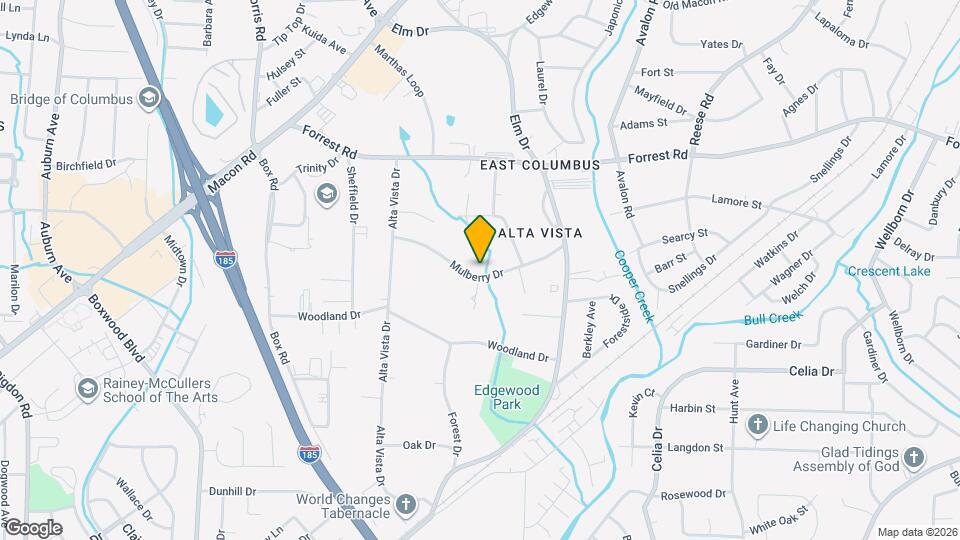 3825 Mulberry Dr Map and Location Details