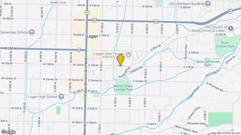 234 E 100 N Map and Location Details