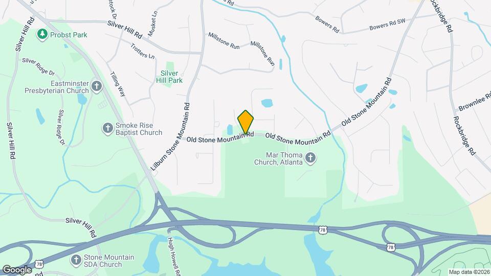 5933 Old Stone Mountain Rd Map and Location Details