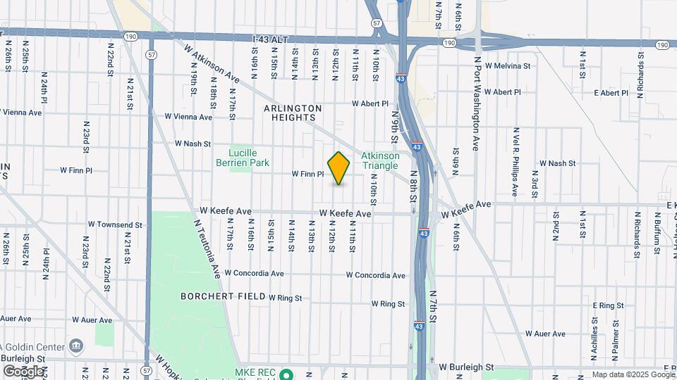 3550 N 12th St Map and Location Details