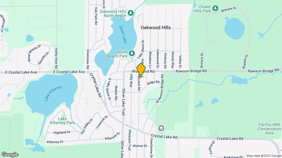 6112 Hillcrest Rd Map and Location Details