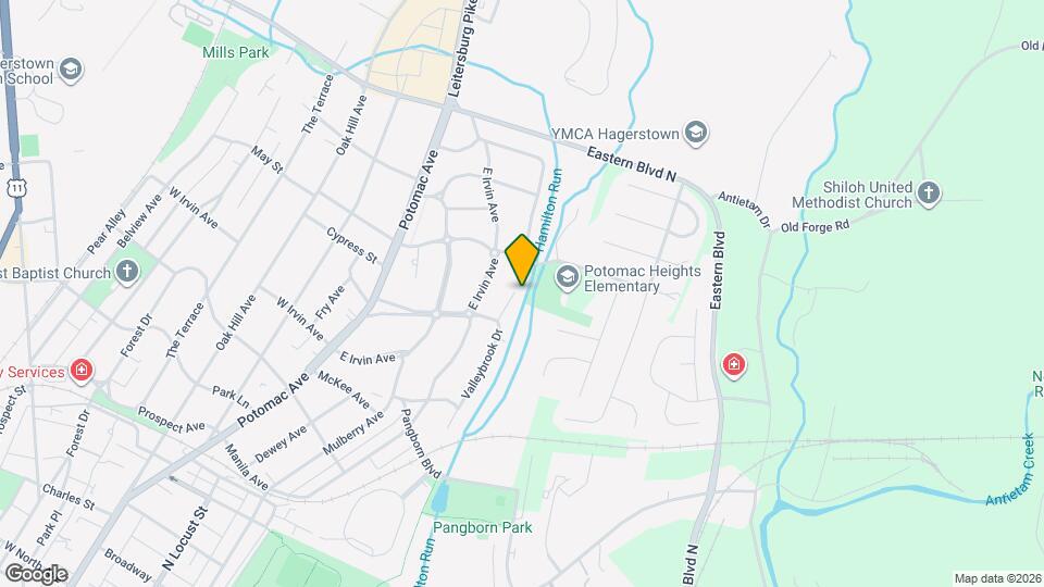 216 Brookside Terrace Map and Location Details