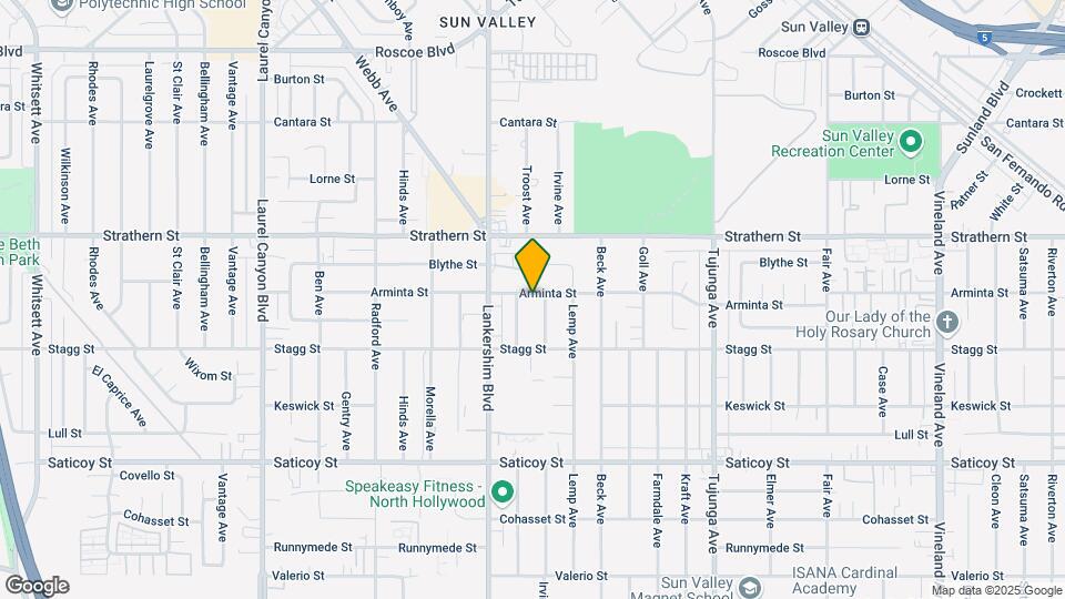 11648 Arminta St Map and Location Details