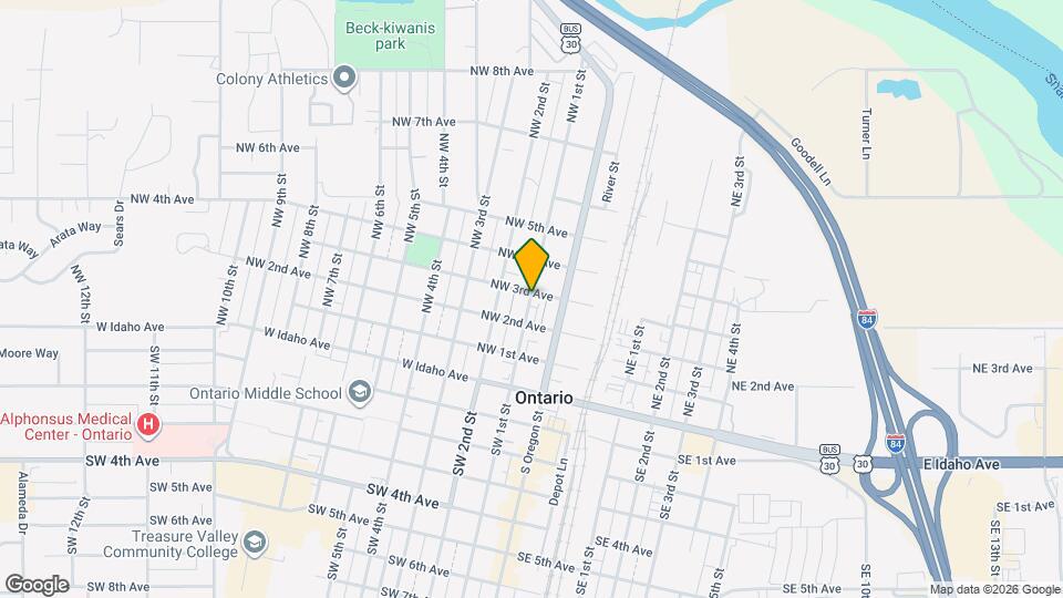 288 NW 1st St Map and Location Details