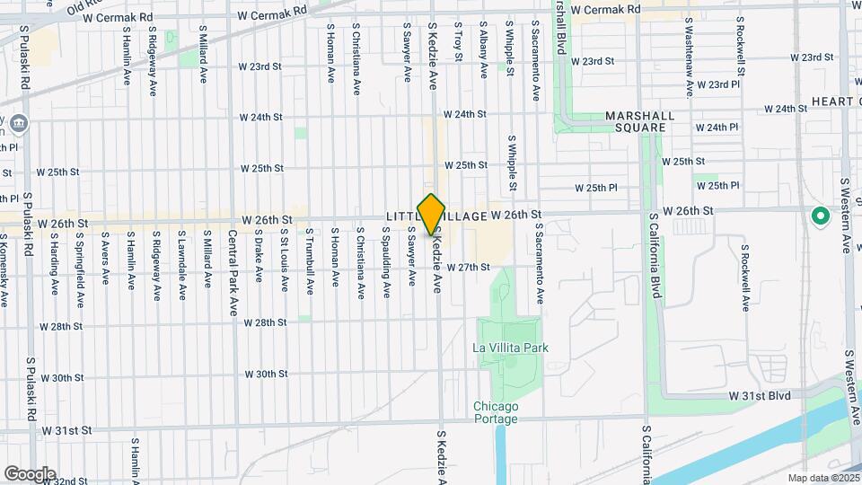 2628 S Kedzie Ave Map and Location Details