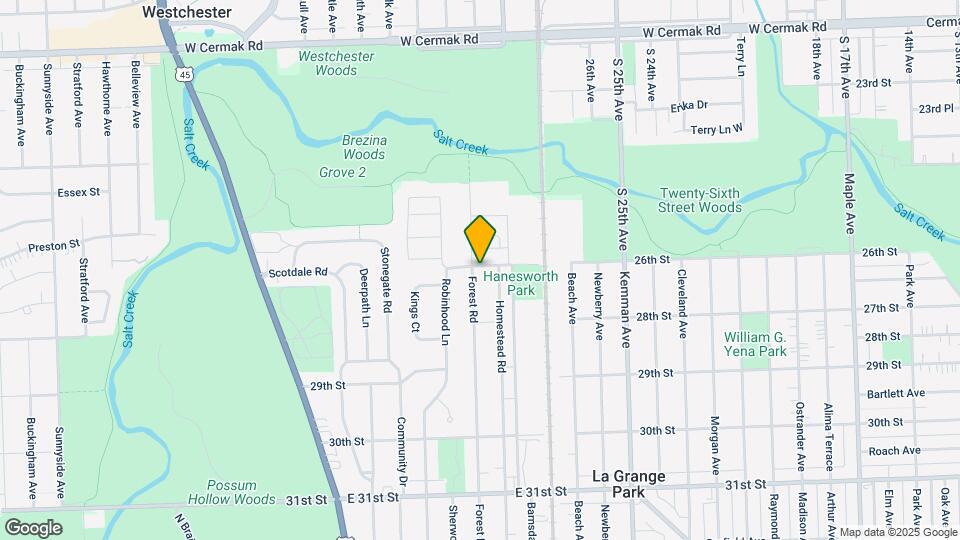 1545 Forest Rd Map and Location Details