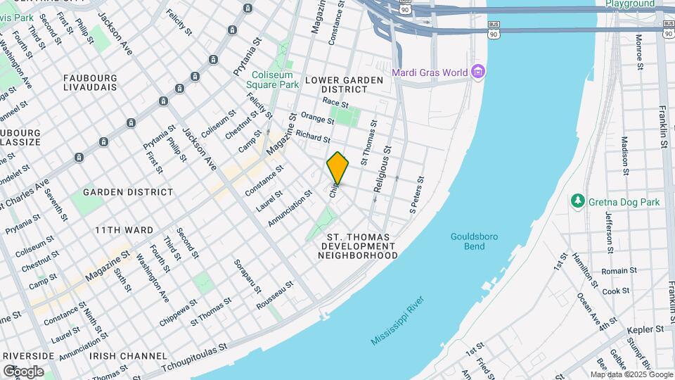 1800 Chippewa St Park Mapa y Detalles de la Ubicación