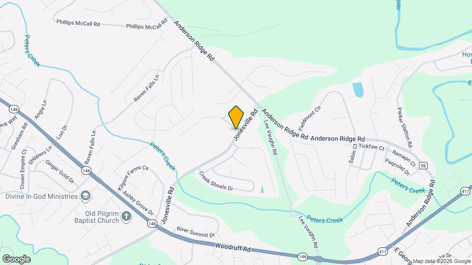 1 Jordan Crest Ct Map and Location Details