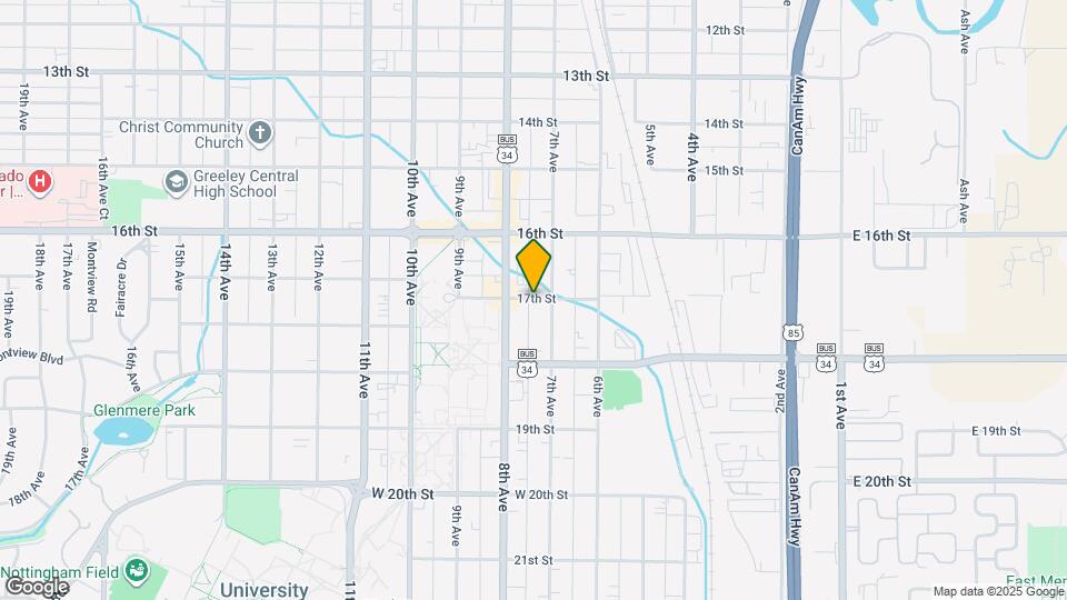 714 17th St Map and Location Details