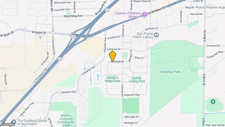 1745 Apple Dr Map and Location Details