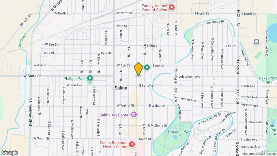 116 N Santa Fe Ave Map and Location Details