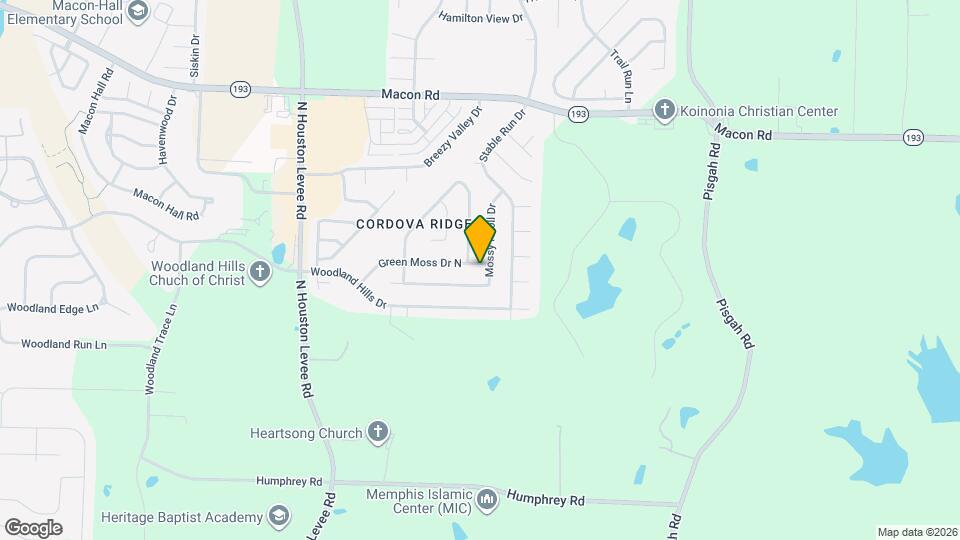 10283 Green Moss Dr N Map and Location Details