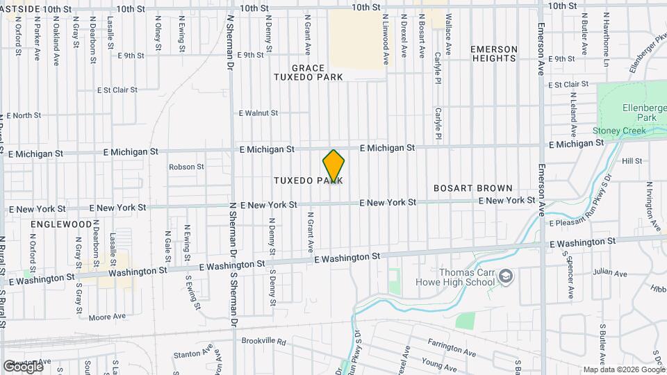 325 N Gladstone Ave Map and Location Details