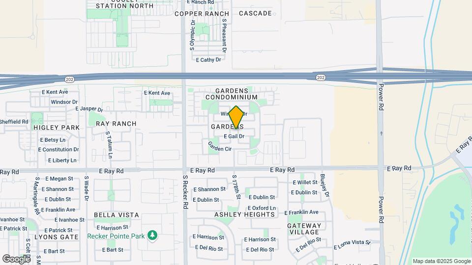 1458 S Longspur Ln Map and Location Details
