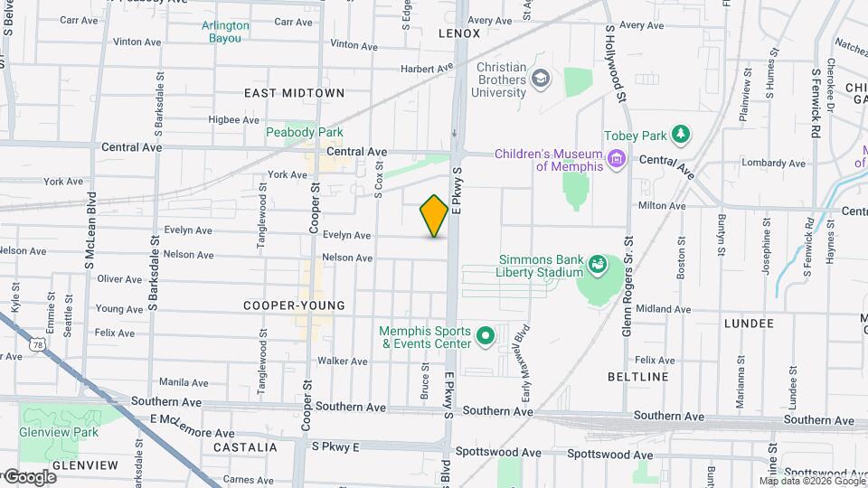 2307 Evelyn Ave Map and Location Details