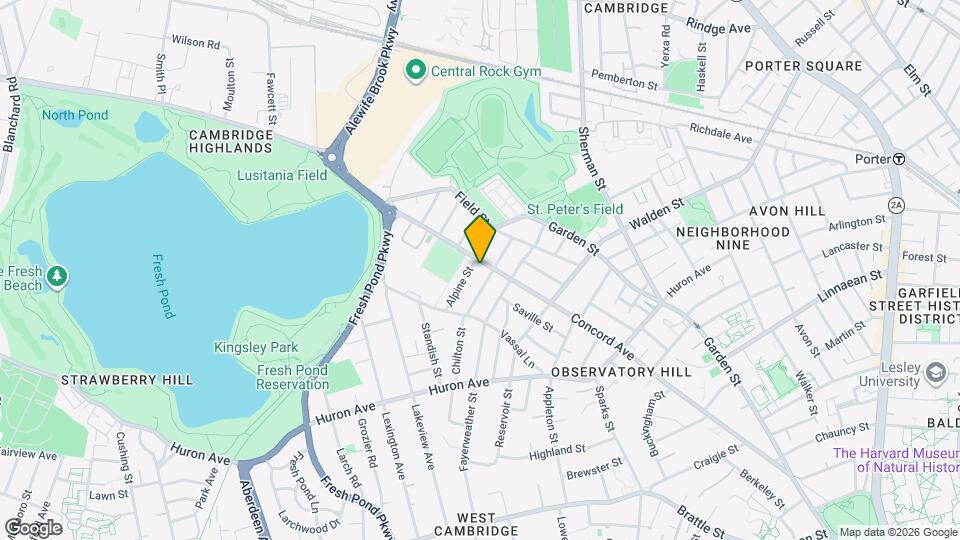 368 Concord Ave Map and Location Details