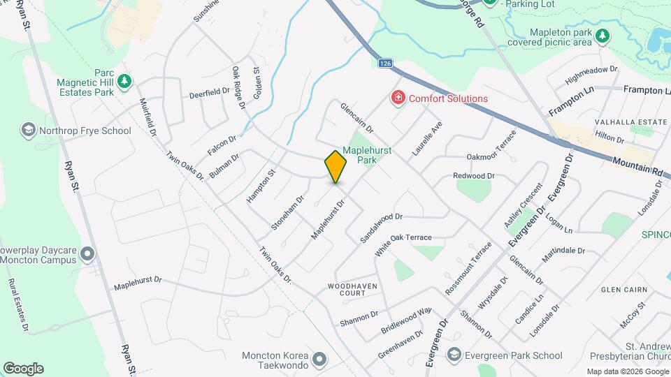 110 Rockmaple Dr Map and Location Details