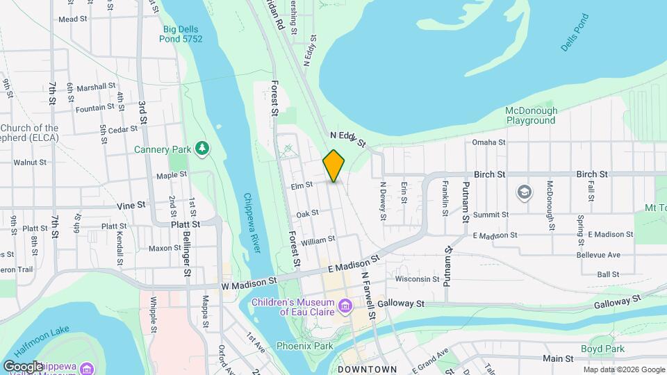 629 N Barstow St, Unit upper Map and Location Details