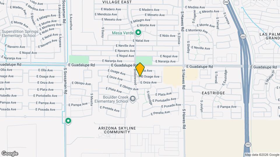 8107 E Osage Ave Map and Location Details