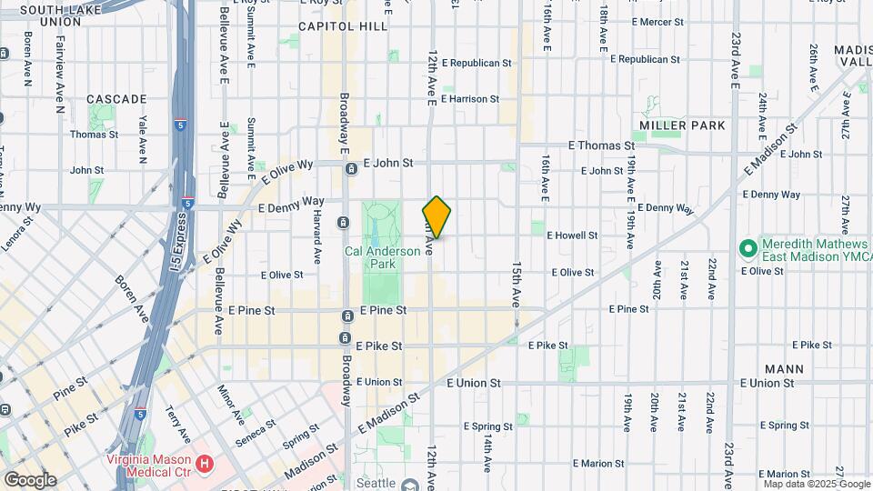 1728 Base Capitol Hill Mapa y Detalles de la Ubicación