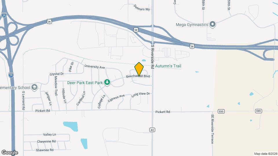 5602A Beechwood Blvd Map and Location Details