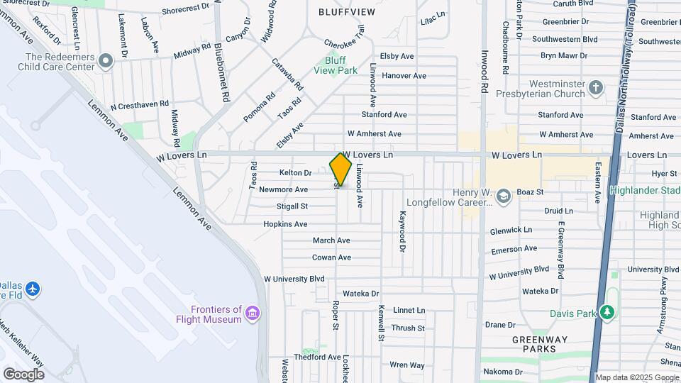7624 Roper St Map and Location Details