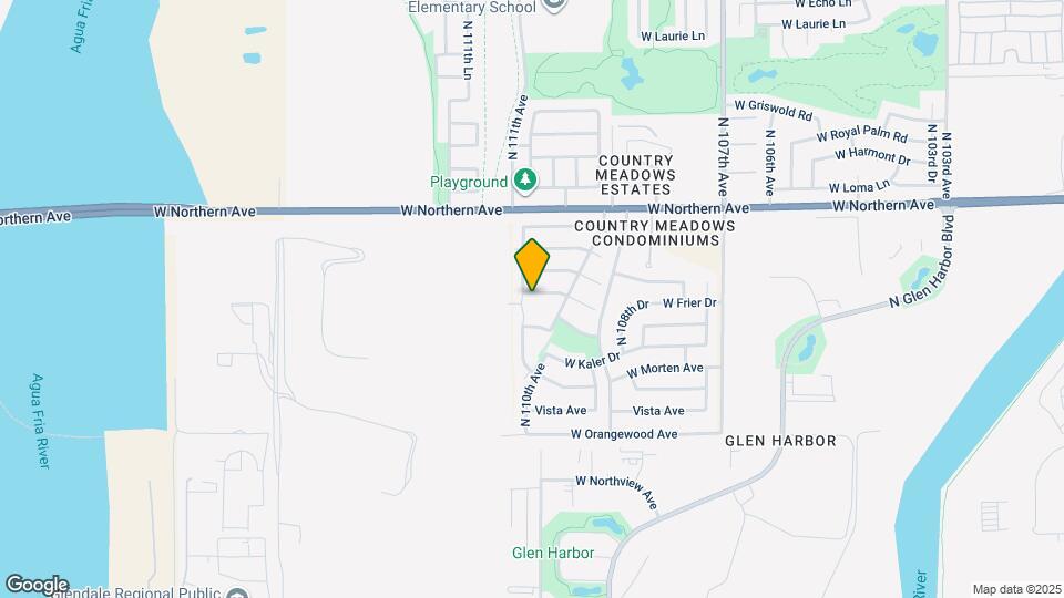 11025 W Frier Dr Map and Location Details