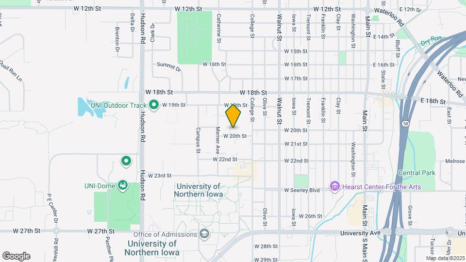 1013 W 20th St Map and Location Details