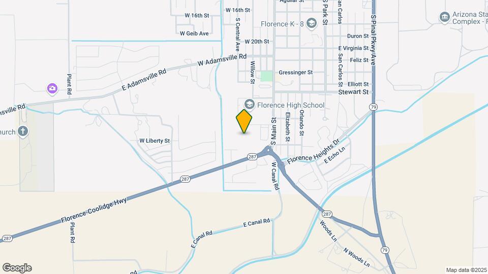 175 W Van Haren Ave Mapa y Detalles de la Ubicación
