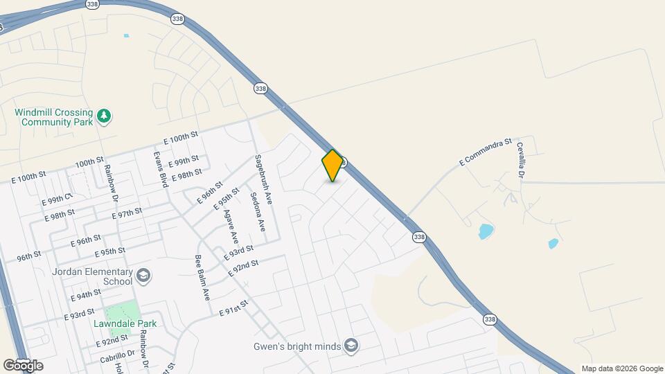 1313 Red Cliff Ave Map and Location Details