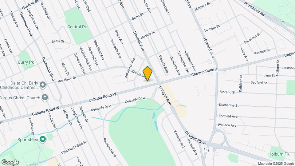 432 Cabana Road W Map and Location Details