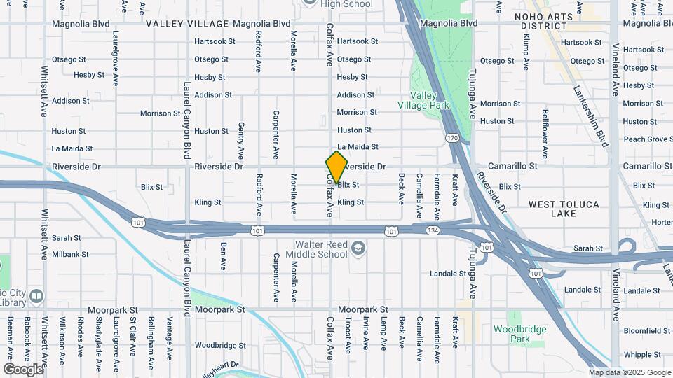 11650 Blix St Map and Location Details