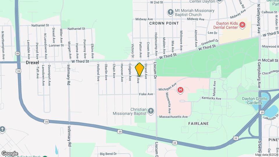 110 Bluecrest Ave Map and Location Details