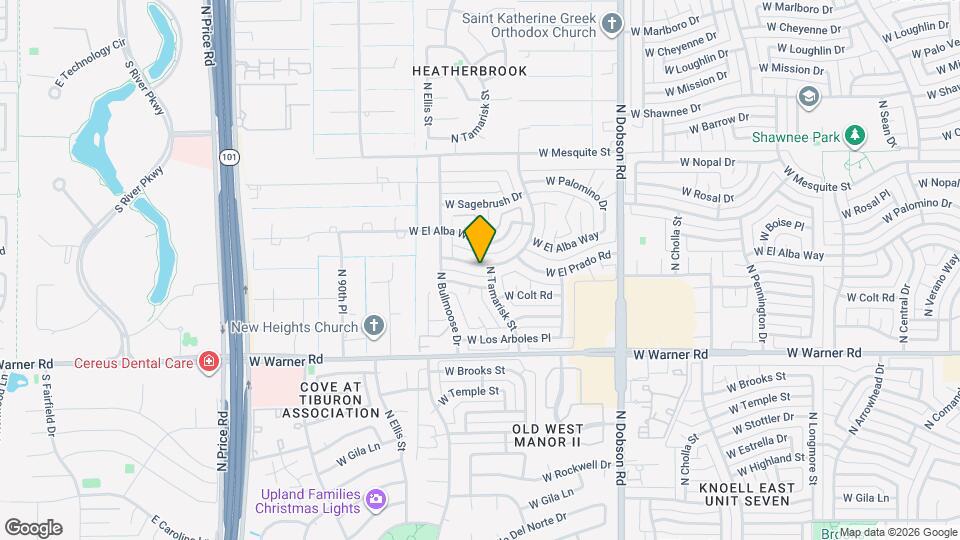 2113 N Los Altos Dr Map and Location Details