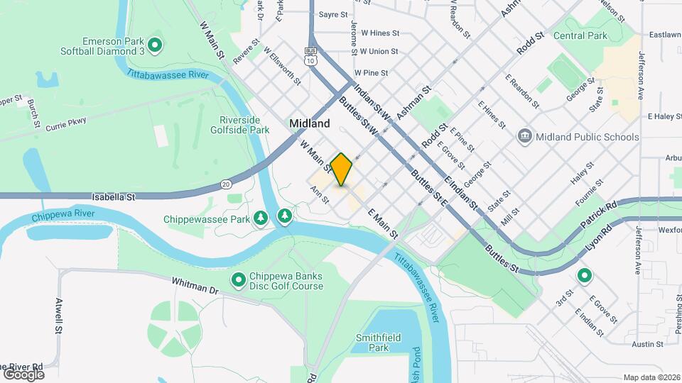 138 E Main St Map and Location Details