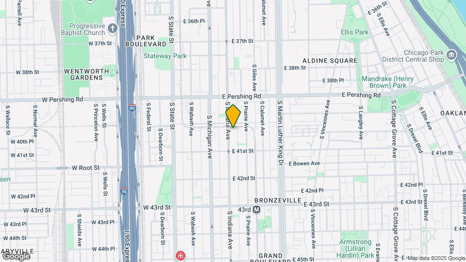 4011 S Indiana Ave Map and Location Details