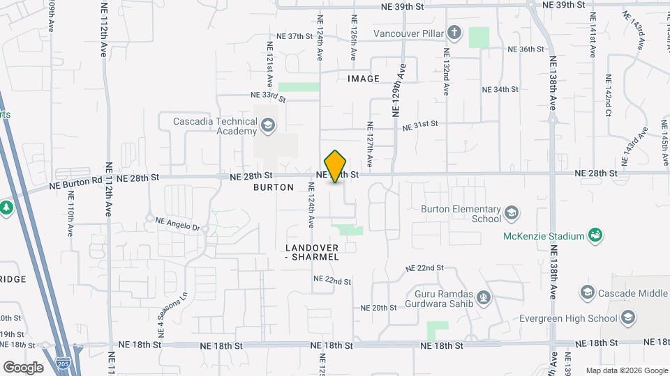 2715 NE 125th Ct Map and Location Details