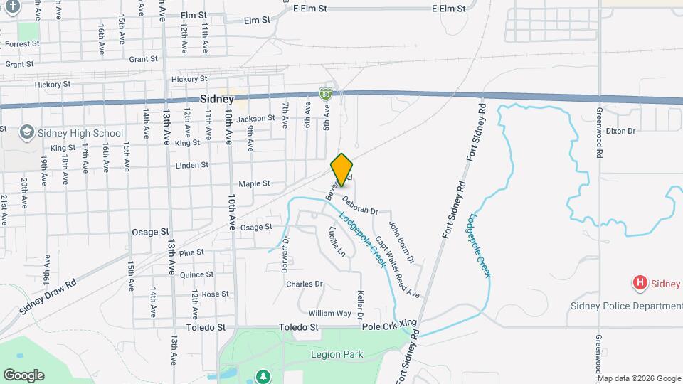 574 Deborah Dr Mapa y Detalles de la Ubicación