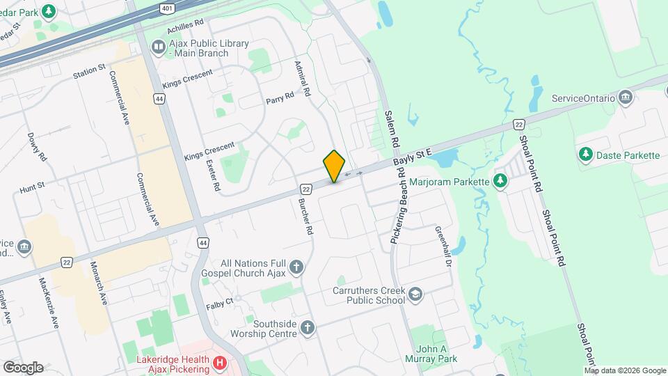 22 Billingsgate Crescent Map and Location Details