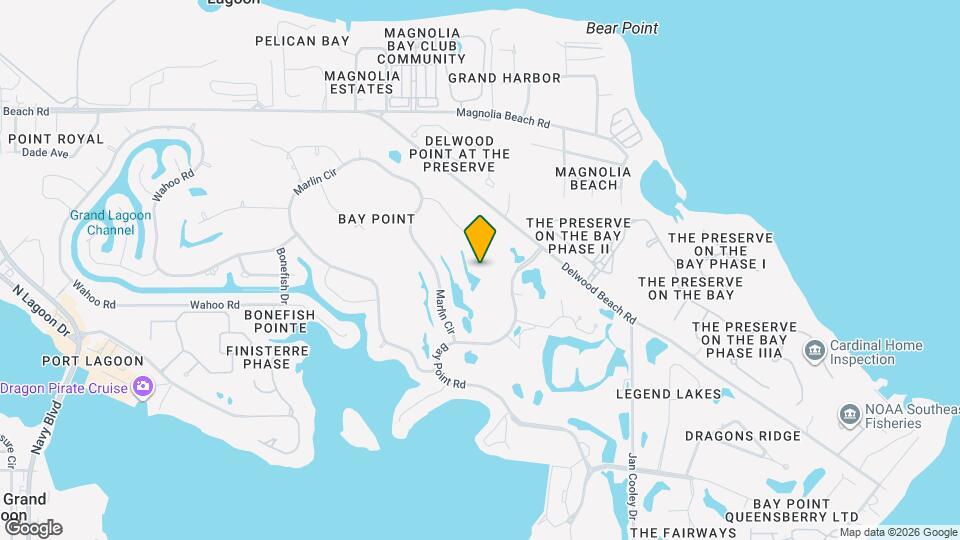 628 Amberjack Dr Map and Location Details