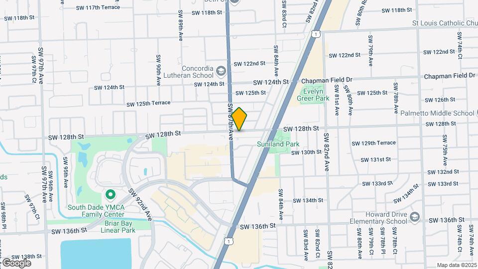 8620 SW 128th St Map and Location Details