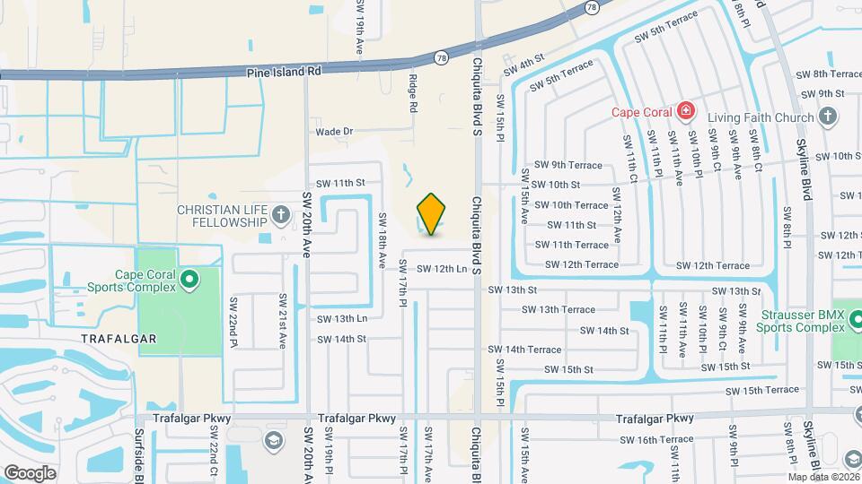 1633 SW 12th Terrace Map and Location Details