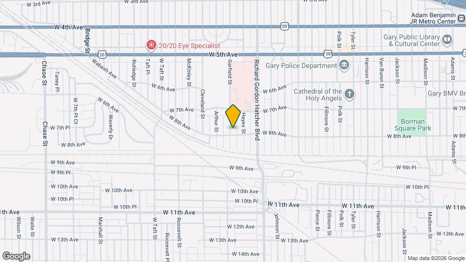 765 Garfield St Map and Location Details