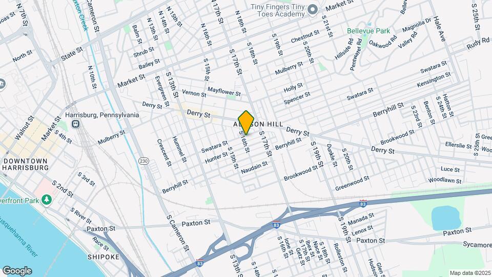 1601 Swatara St Map and Location Details